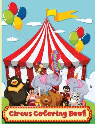 Book cover for Circus Coloring Book