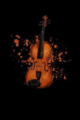 Book cover for Violin Splatter Musical Instrument