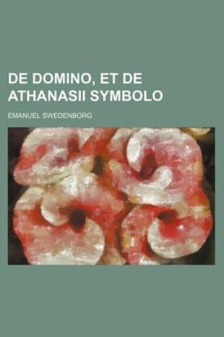 Cover of de Domino, Et de Athanasii Symbolo