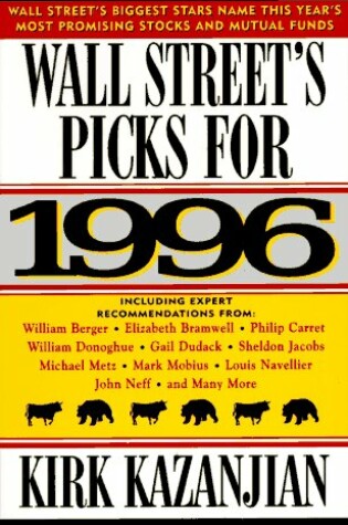 Cover of Wall Street's Picks for 1996