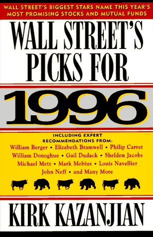 Book cover for Wall Street's Picks for 1996