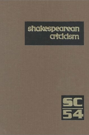Cover of Shakespearean Criticism