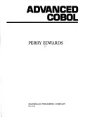 Book cover for Advanced Cobol