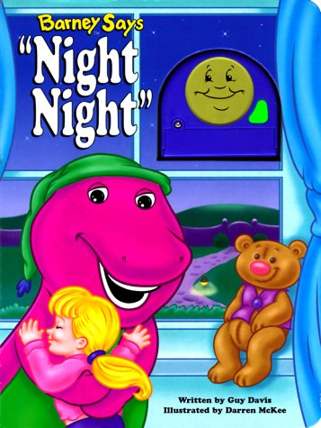 Book cover for Barney Says "Night Night"