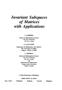 Cover of Invariant Subspaces of Matrices with Applications