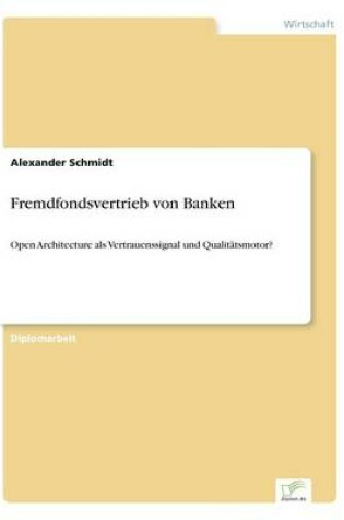 Cover of Fremdfondsvertrieb von Banken