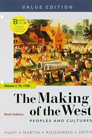 Cover of Loose-Leaf Version of the Making of the West, Value Edition, Volume 1