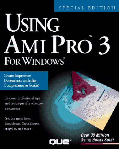 Book cover for Using Ami Pro 3.0 Special Edition