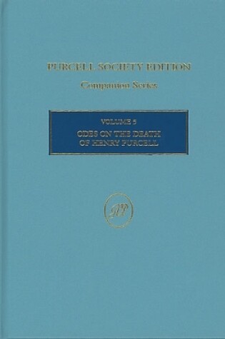 Cover of Odes on the Death of Henry Purcell