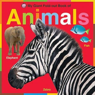 Book cover for My Giant Fold-Out Book of Animals