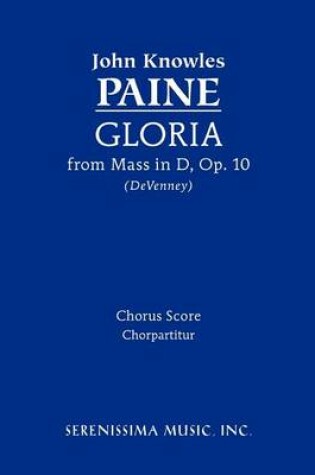 Cover of Gloria (from Mass, Op. 10) - Chorus Score