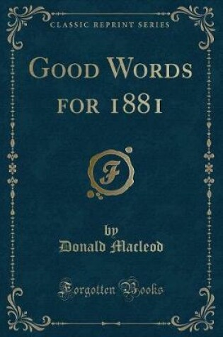 Cover of Good Words for 1881 (Classic Reprint)