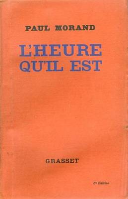 Book cover for L'Heure Qu'il Est