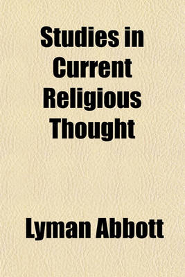 Book cover for Studies in Current Religious Thought