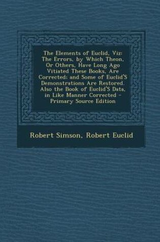 Cover of The Elements of Euclid, Viz