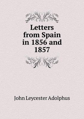 Book cover for Letters from Spain in 1856 and 1857