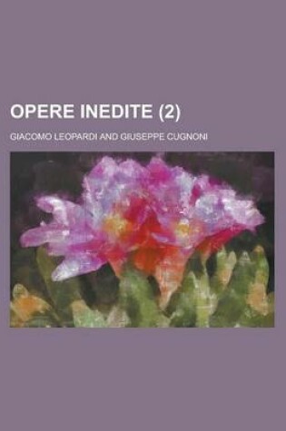 Cover of Opere Inedite (2)