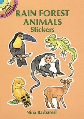 Book cover for Rain Forest Animals Stickers