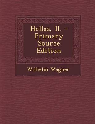 Book cover for Hellas, II.