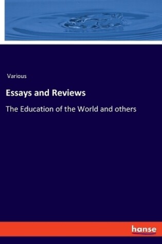 Cover of Essays and Reviews