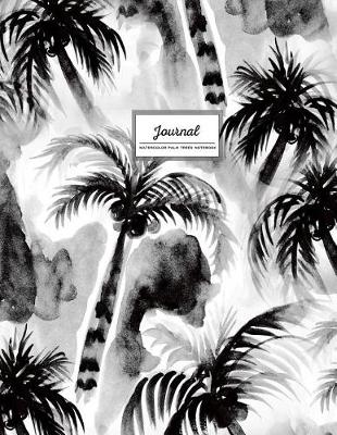 Cover of Journal - Watercolor Palm Trees Notebook