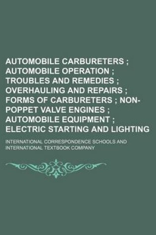 Cover of Automobile Carbureters