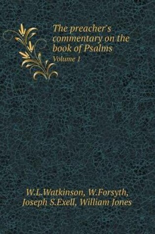 Cover of The preacher's commentary on the book of Psalms Volume 1