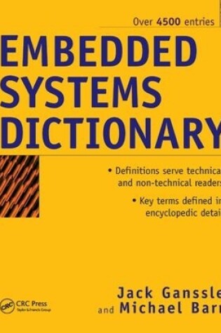 Cover of Embedded Systems Dictionary