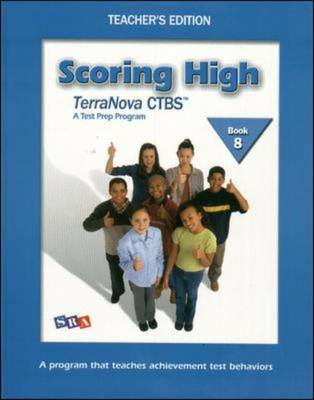 Cover of Scoring High on the TerraNova CTBS, Teacher's Edition with Poster, Grade 8