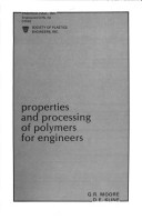 Book cover for Properties and Processing of Polymers for Engineers