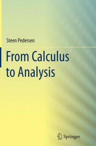 Cover of From Calculus to Analysis