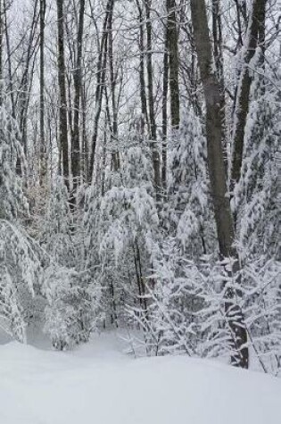 Cover of Winter Journal Snowy Forest Scene