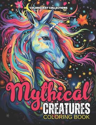 Book cover for Mythical Creatures Coloring Book