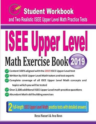 Book cover for ISEE Upper Level Math Exercise Book