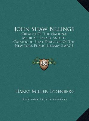 Cover of John Shaw Billings