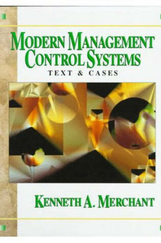 Cover of Modern Management Control Systems