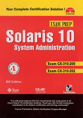 Book cover for Solaris 10 System Administration