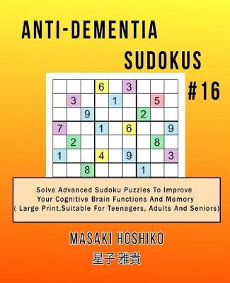 Book cover for Anti-dementia Sudokus #16