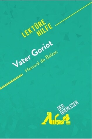 Cover of Vater Goriot von Honor� de Balzac (Lekt�rehilfe)