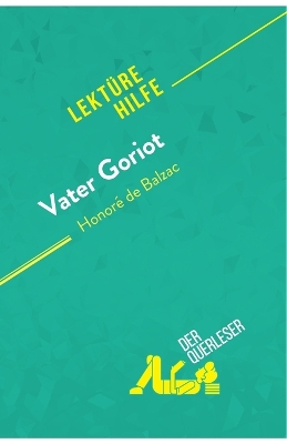 Book cover for Vater Goriot von Honoré de Balzac (Lektürehilfe)