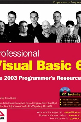 Cover of Professional Visual Basic 6