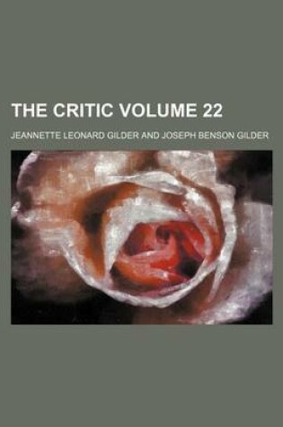 Cover of The Critic Volume 22