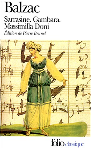 Book cover for Sarrasine Gambara Massimilla