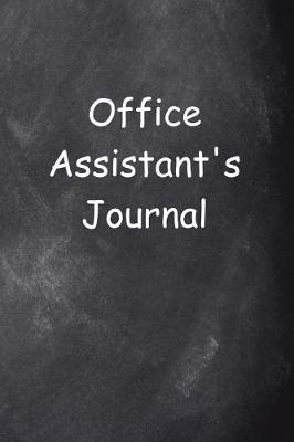 Cover of Office Assistant's Journal Chalkboard Design