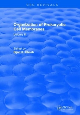 Book cover for Organization of Prokaryotic Cell Membranes