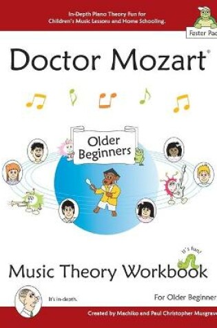 Cover of Doctor Mozart Music Theory Workbook for Older Beginners