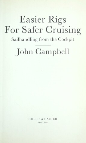 Book cover for Easier Rigs for Safer Cruising