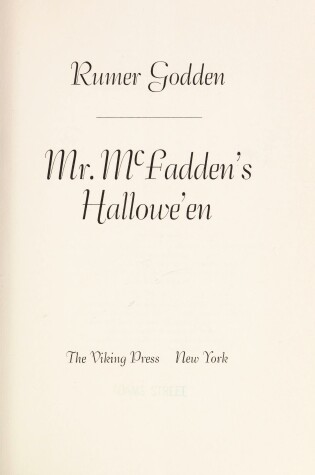 Cover of Mr. McFadden's Hat