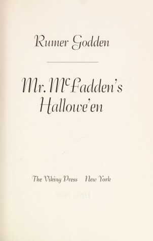 Book cover for Mr. McFadden's Hat