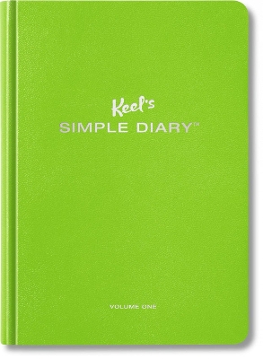 Book cover for Keel's Simple Diary Volume One (lime green)